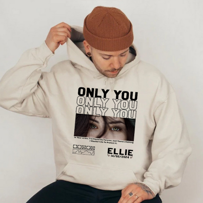 Valentine's Day Gift Unique Custom Eyes Photo Shirt, Anniversary Gift