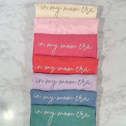 IN MY MOM ERA Embroidery/Printing Sweatshirt - Perfect Gift For Mom