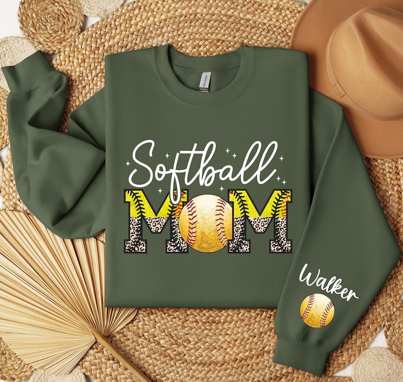Custom Softball Mom Sweater