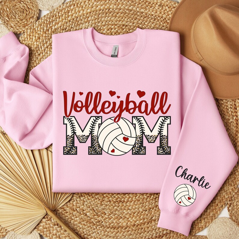 Custom Volleyball Mom Sweatshirt