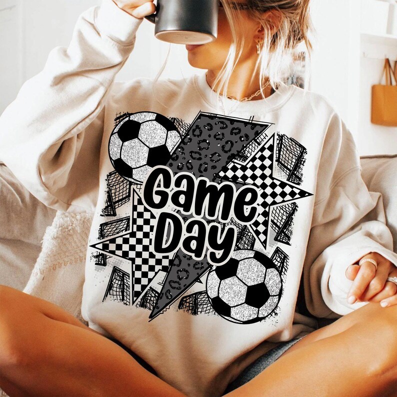 Custom Soccer Game Day Coquette Soccer Png Shirt Design
