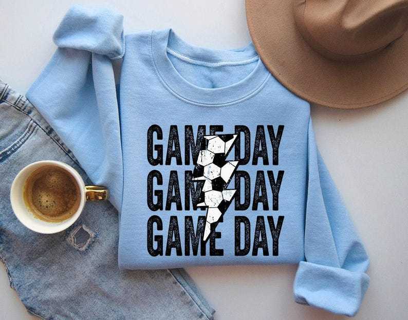 Custom Soccer Lover Game Day Sweatshirt, Mother's Day Gift