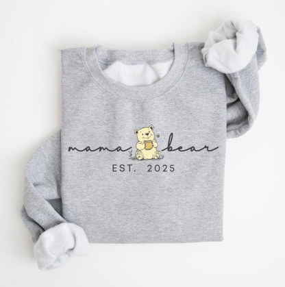 Custom Mama Bear Sweatshirt,Mothers Day Sweatshirt
