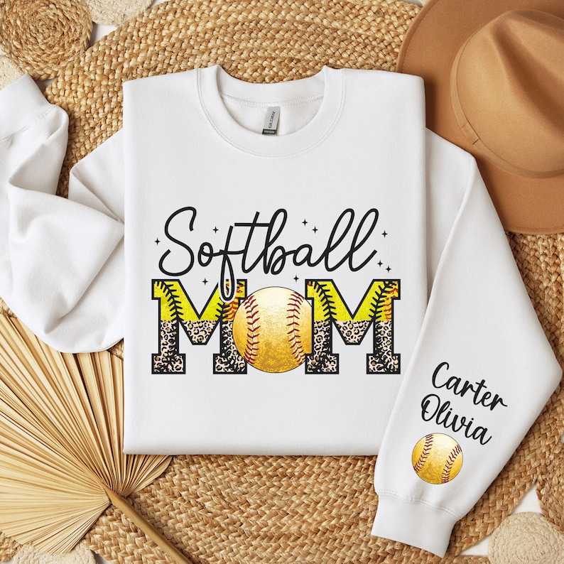 Custom Softball Mom Sweater