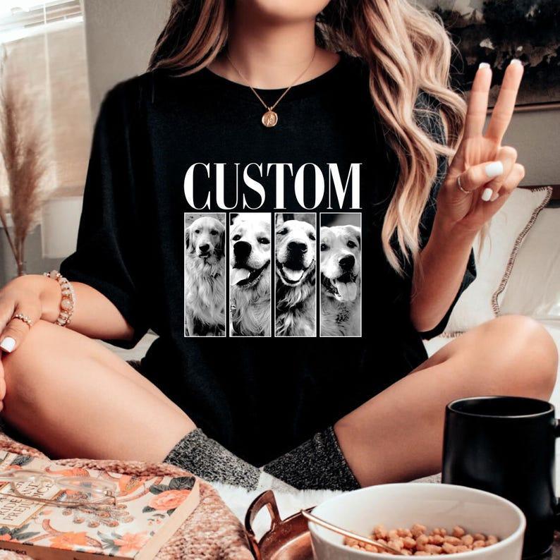 Custom Pet Photo Shirt Memorial Gift