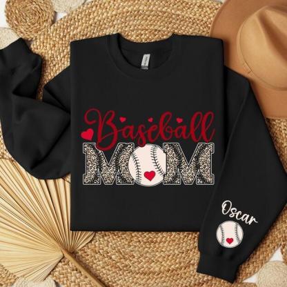 Personalized Baseball Mom Sweatshirt