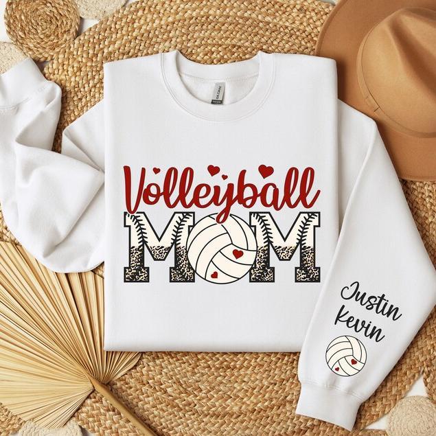 Custom Volleyball Mom Sweatshirt