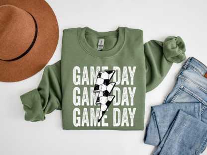 Custom Soccer Lover Game Day Sweatshirt, Mother's Day Gift
