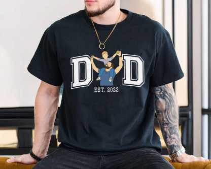 Custom Photo Shirt For Dad, Father's Day Tshirt