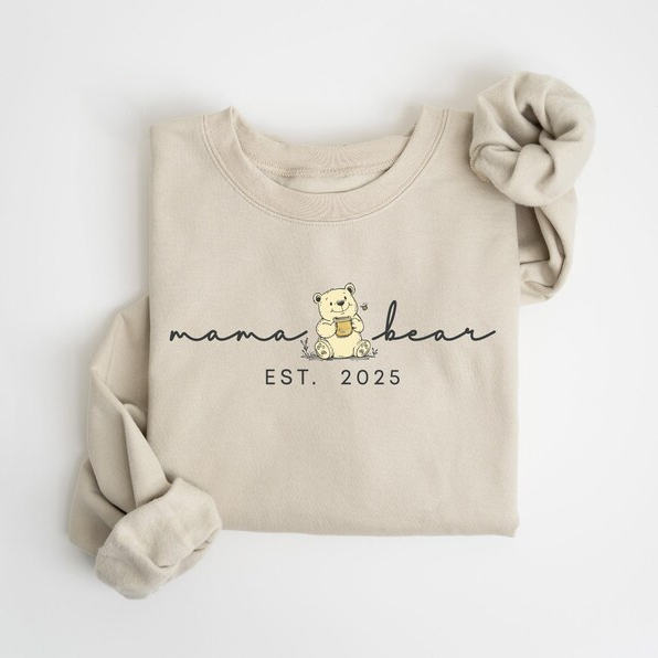 Custom Mama Bear Sweatshirt,Mothers Day Sweatshirt