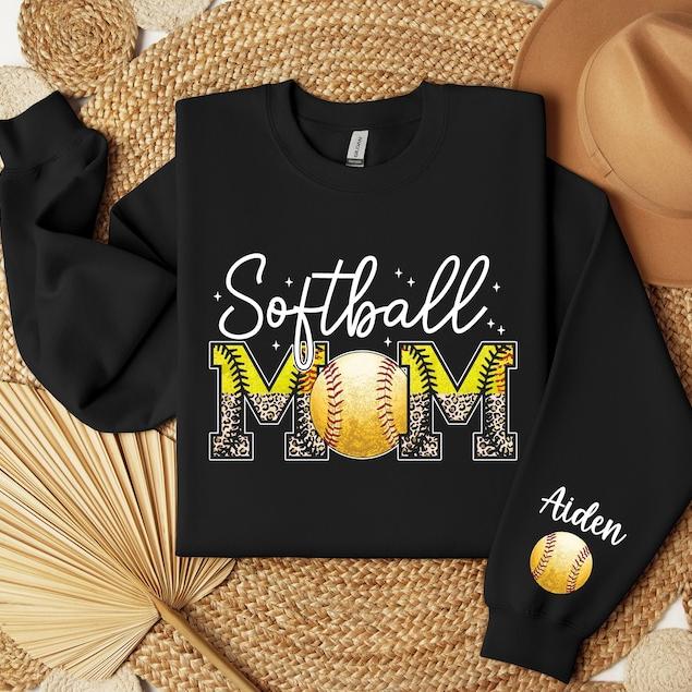 Custom Softball Mom Sweater