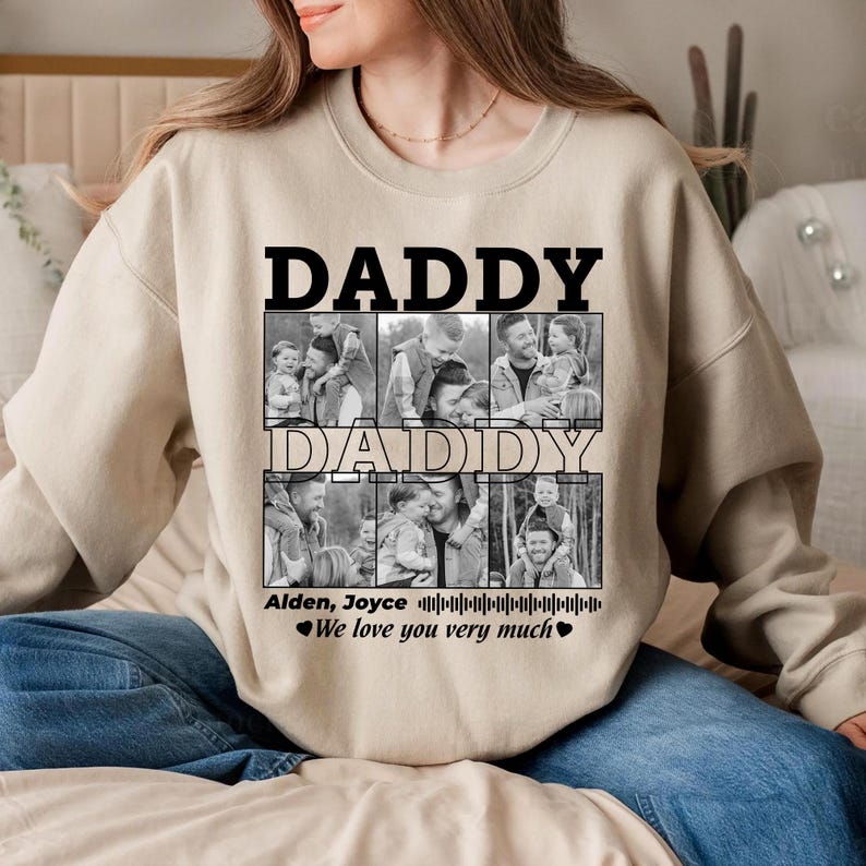 Custom Photo Vintage Dad T-shirt, Best Gift For Father's Day