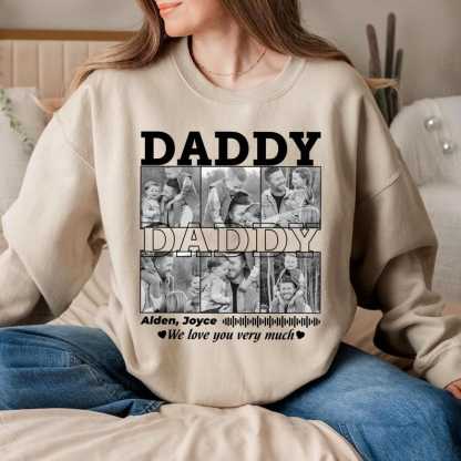 Custom Photo Vintage Dad T-shirt, Best Gift For Father's Day