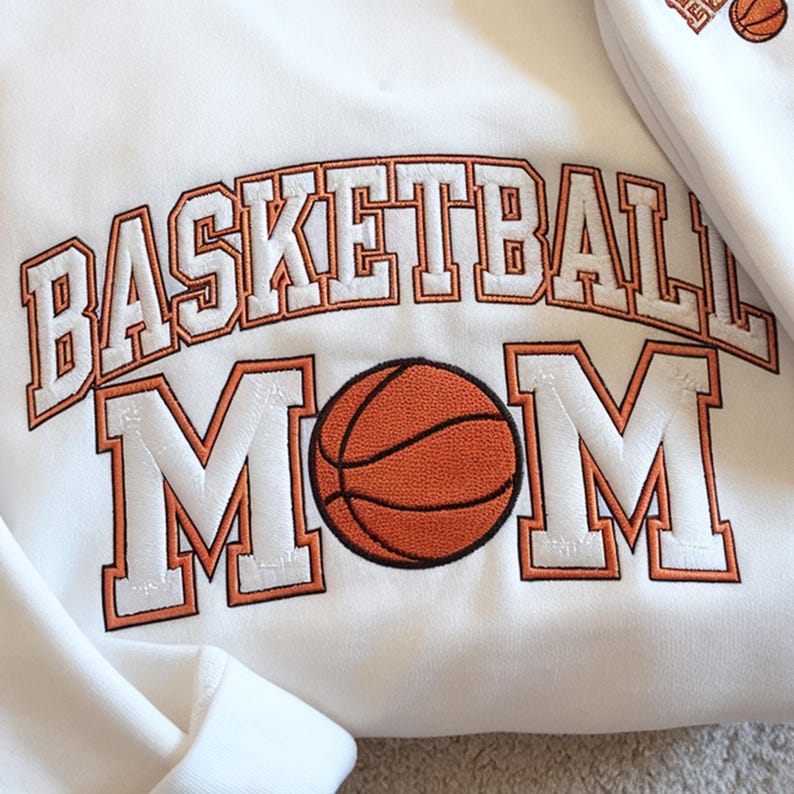 Personalized Embroidery Basketball Name Sweatshirt
