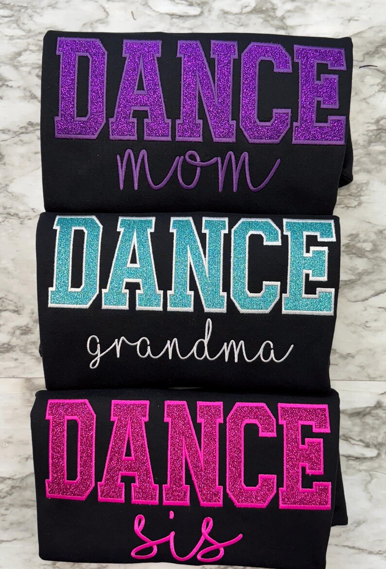 Personalized Embroidered Dance Mom Sweatshirt, Dance Mom Star Shirt