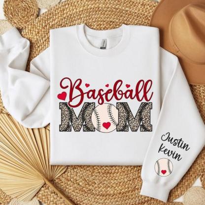 Personalized Baseball Mom Sweatshirt