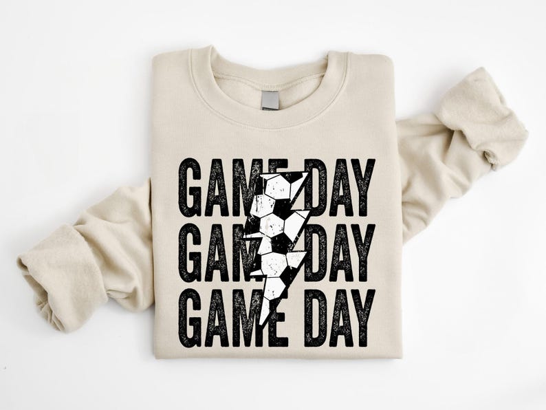Custom Soccer Lover Game Day Sweatshirt, Mother's Day Gift