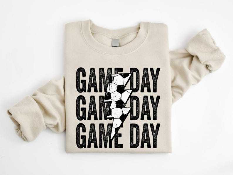 Custom Soccer Lover Game Day Sweatshirt, Mother's Day Gift