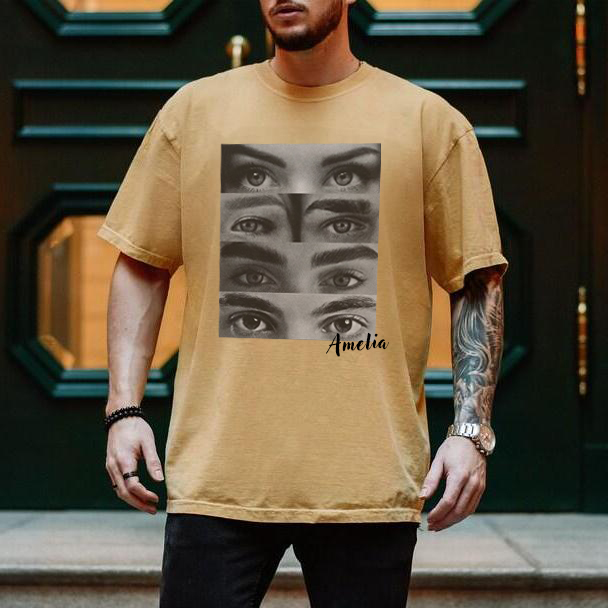 Customized I'm Watching Your Eyes Shirt, Girlfriend Eyes Shirt