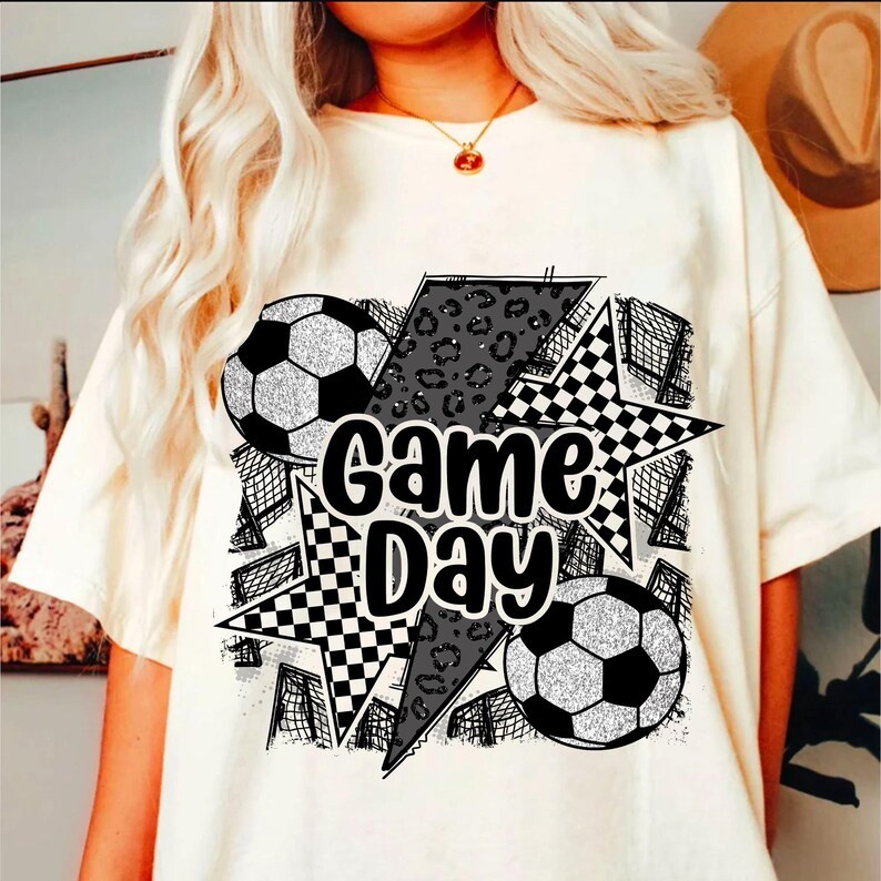 Custom Soccer Game Day Coquette Soccer Png Shirt Design