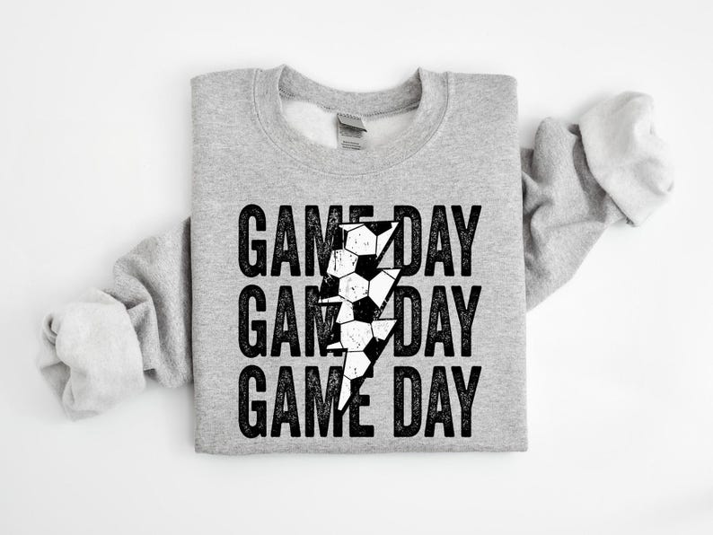 Custom Soccer Lover Game Day Sweatshirt, Mother's Day Gift