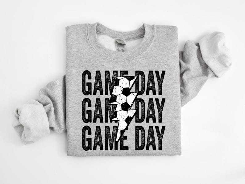Custom Soccer Lover Game Day Sweatshirt, Mother's Day Gift