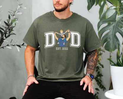 Custom Photo Shirt For Dad, Father's Day Tshirt