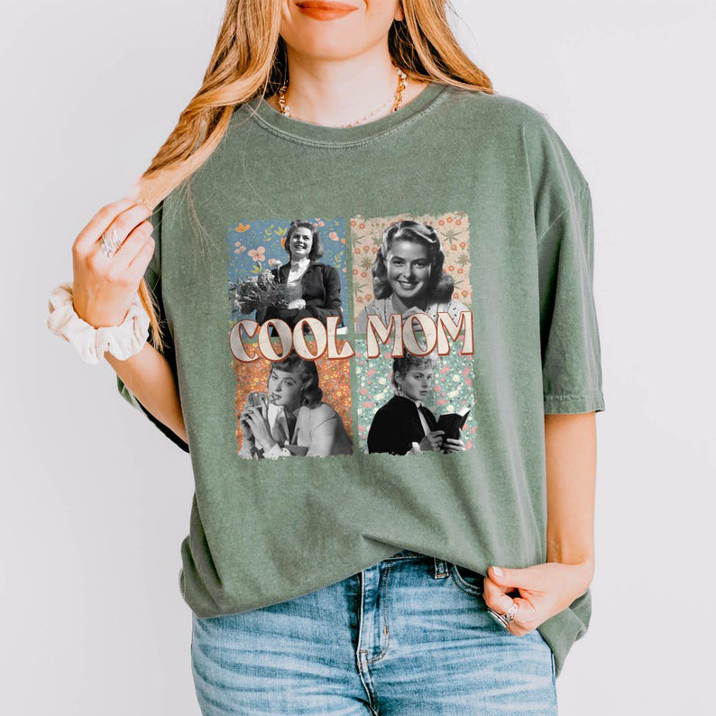 Custom Comfort Color Vintage Cool Mom Shirt