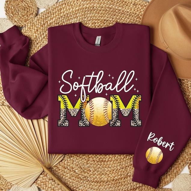 Custom Softball Mom Sweater