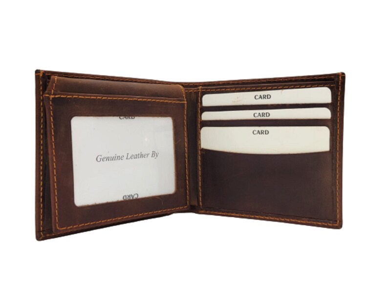 Personalized Dad Wallet, Fathers Day Gift, Engraved Leather Wallet For Dad, Father Birthday Gift
