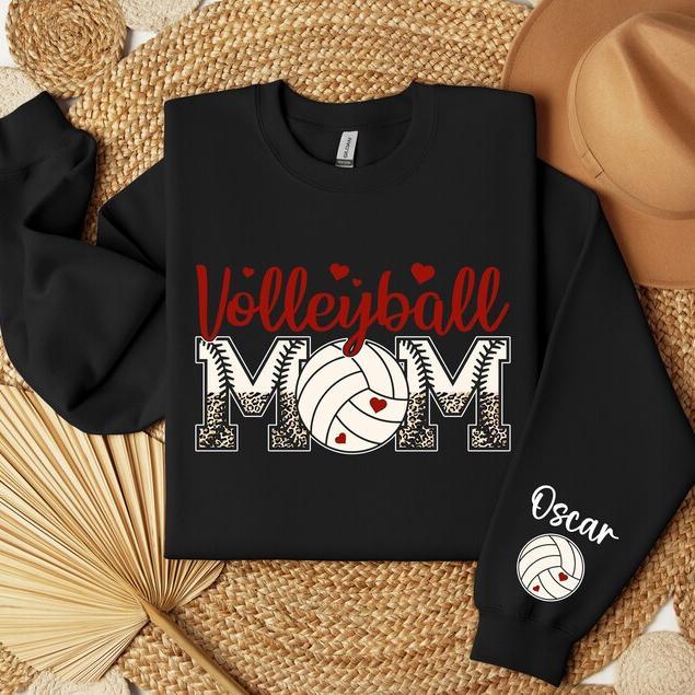 Custom Volleyball Mom Sweatshirt