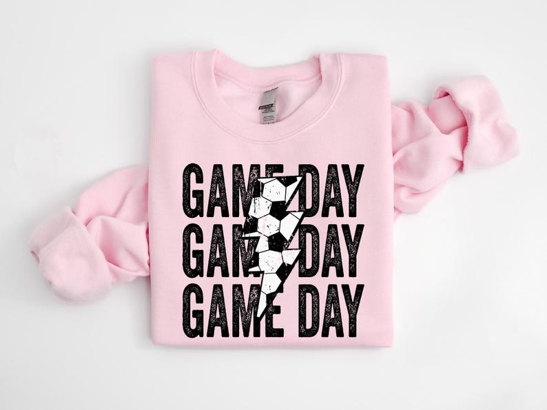 Custom Soccer Lover Game Day Sweatshirt, Mother's Day Gift