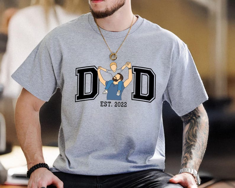 Custom Photo Shirt For Dad, Father's Day Tshirt