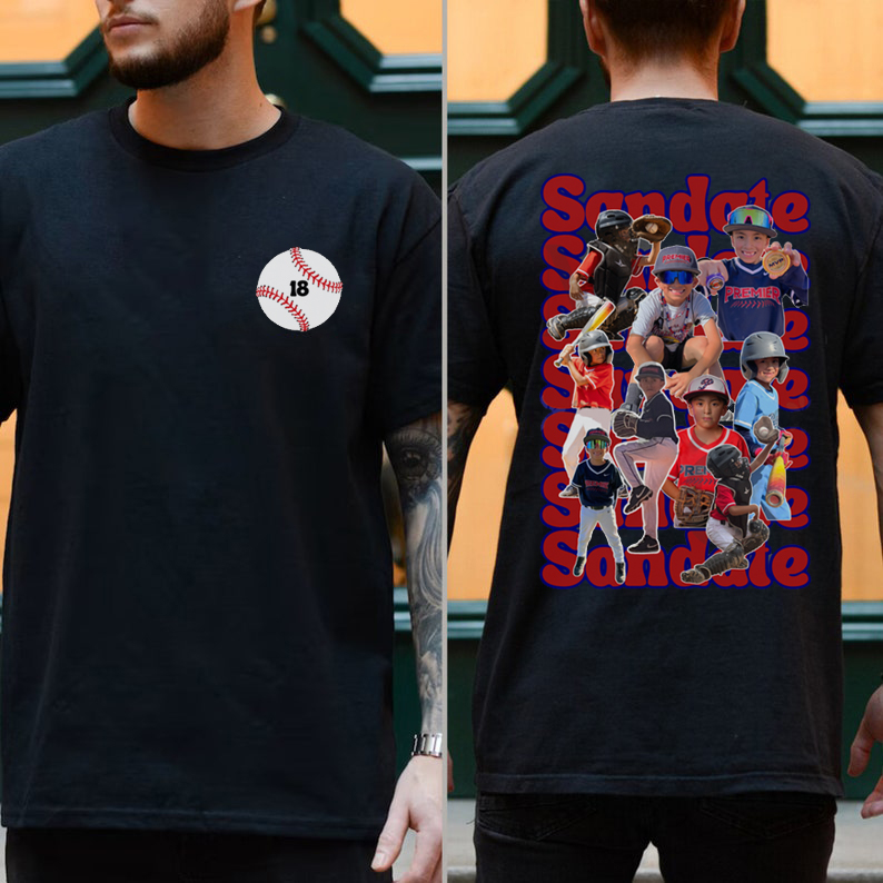 Customized Photo Heat Transfer Sports T-shirts