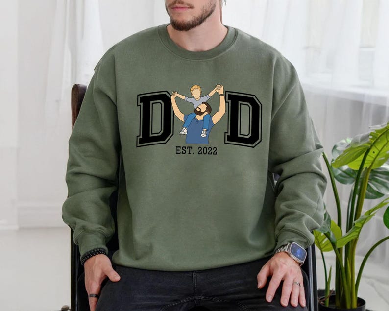 Custom Photo Shirt For Dad, Father's Day Tshirt