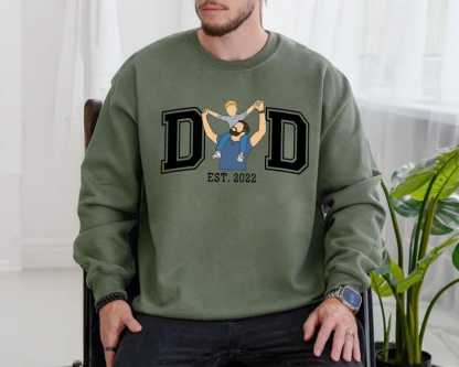 Custom Photo Shirt For Dad, Father's Day Tshirt