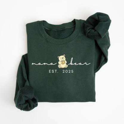 Custom Mama Bear Sweatshirt,Mothers Day Sweatshirt