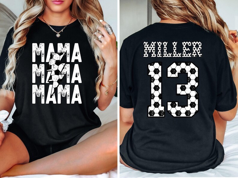 Custom Comfort Colors Soccer Mama Shirt, Soccer Game Day Mom Shirt