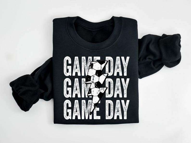 Custom Soccer Lover Game Day Sweatshirt, Mother's Day Gift