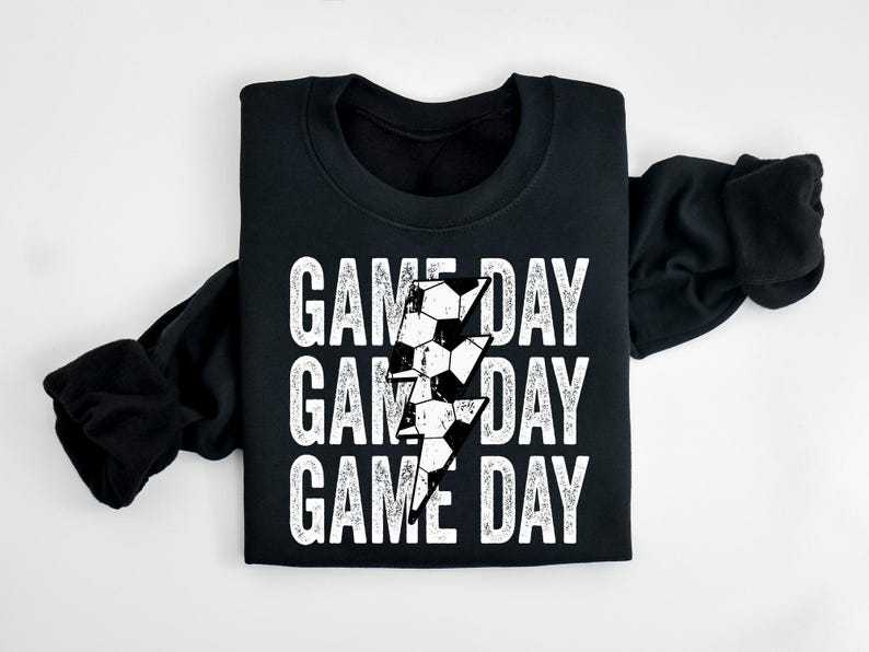 Custom Soccer Lover Game Day Sweatshirt, Mother's Day Gift