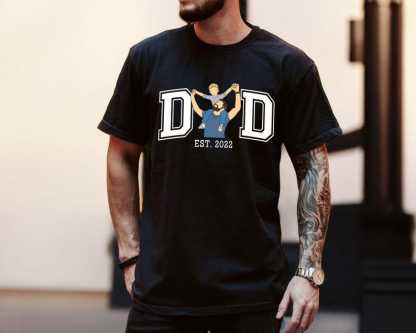 Custom Photo Shirt For Dad, Father's Day Tshirt