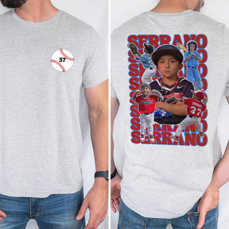 Customized Photo Heat Transfer Sports T-shirts