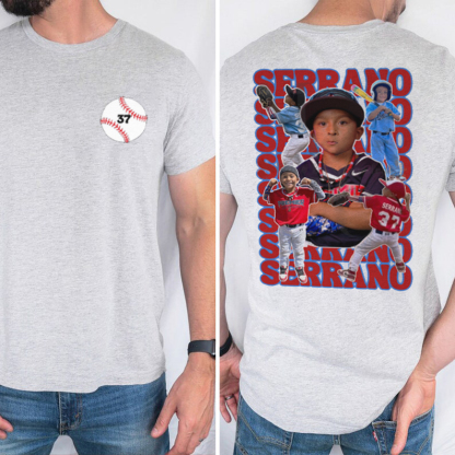 Customized Photo Heat Transfer Sports T-shirts