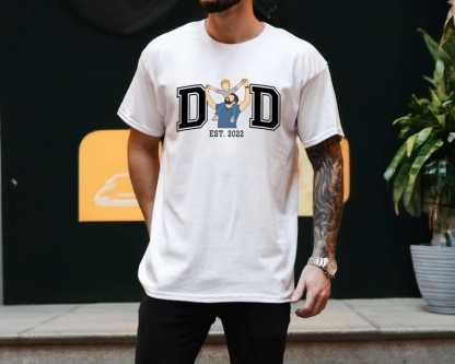 Custom Photo Shirt For Dad, Father's Day Tshirt