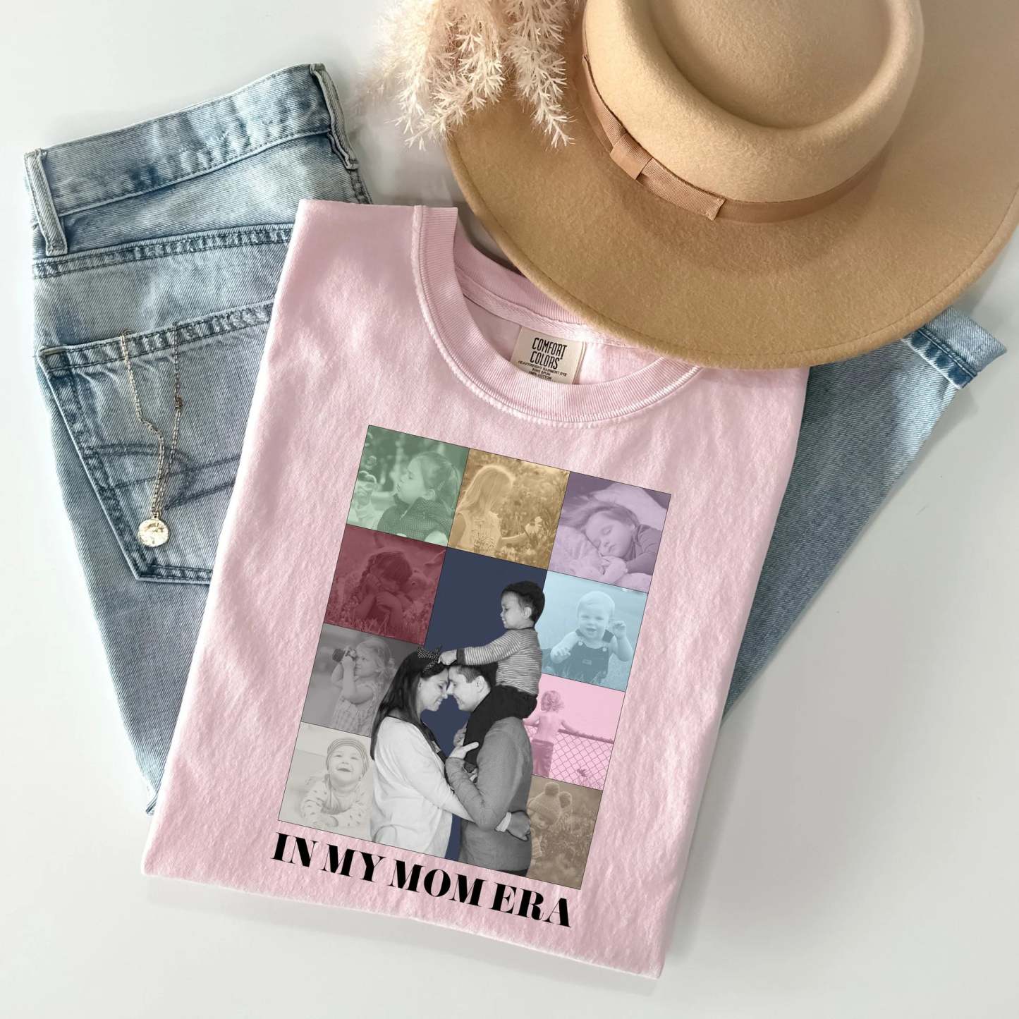 In My MOM Era Customized Sweatshirt Graphic Hoodie - Mother's Day Gift