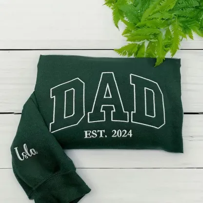 Custom Embroidered T-Shirts And Sweatshirts, Memorable Gifts For Papa