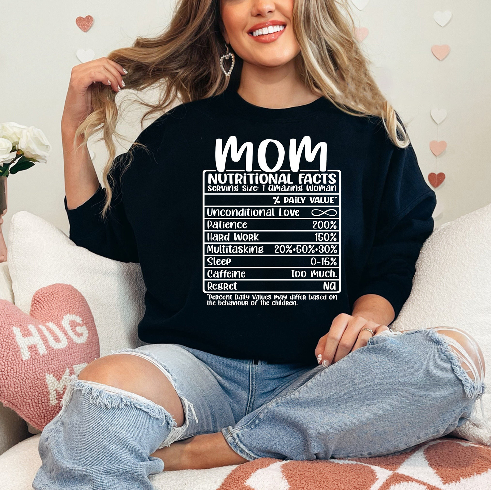 Custom Funny Mom Sweatshirt, Cute Mother's Day Gift