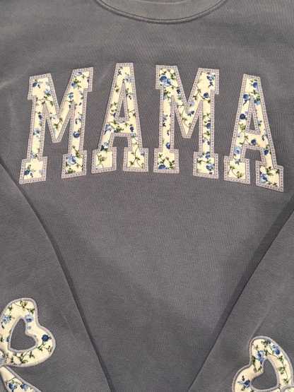 Mama Sweatshirt Side Bow Mother’s Day Sweatshirt Cut-Out Coquette Bow Pullover