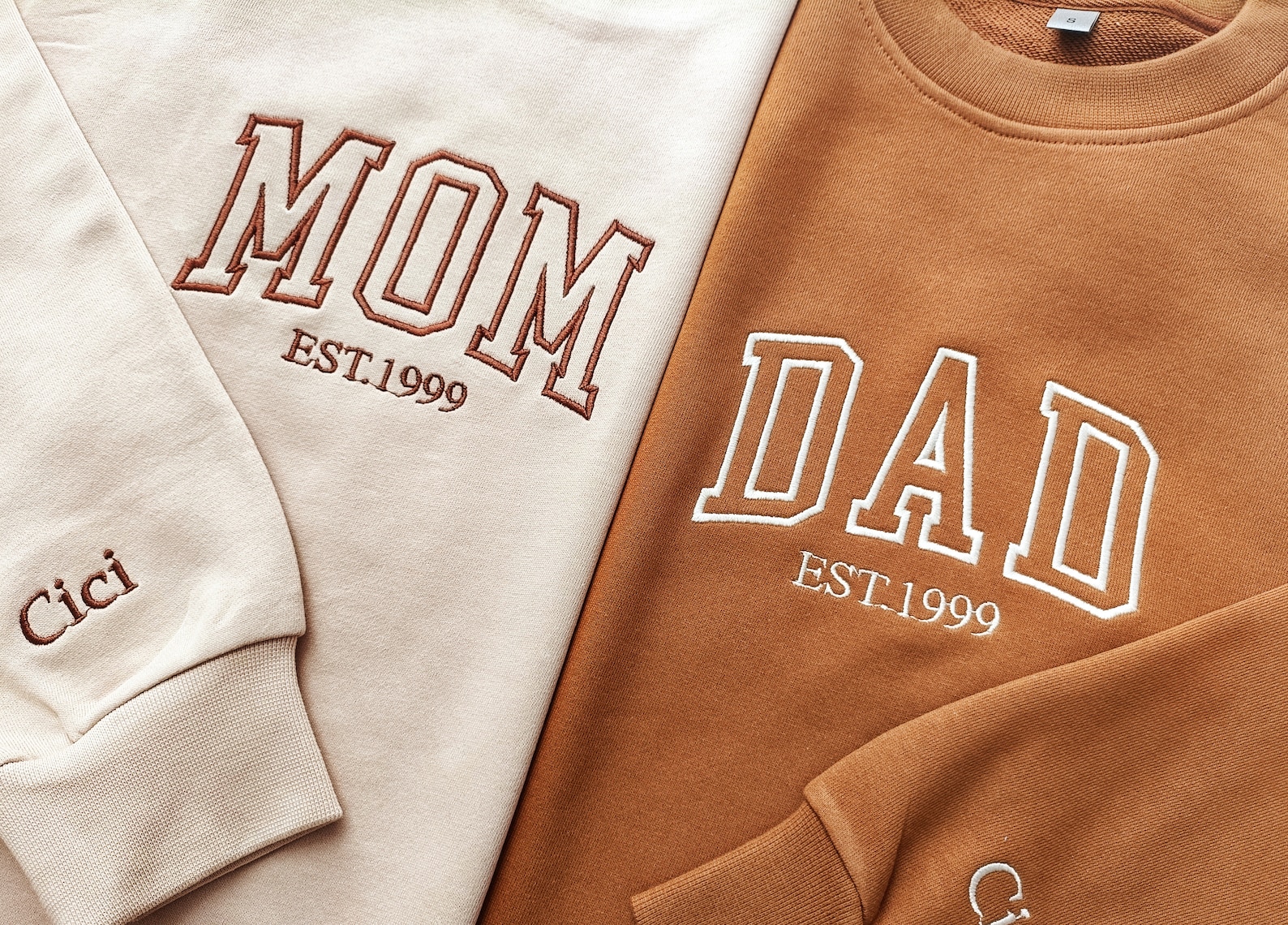 Custom Mama  Embroidery Sweatshirt With Kid's Name Mother's Day