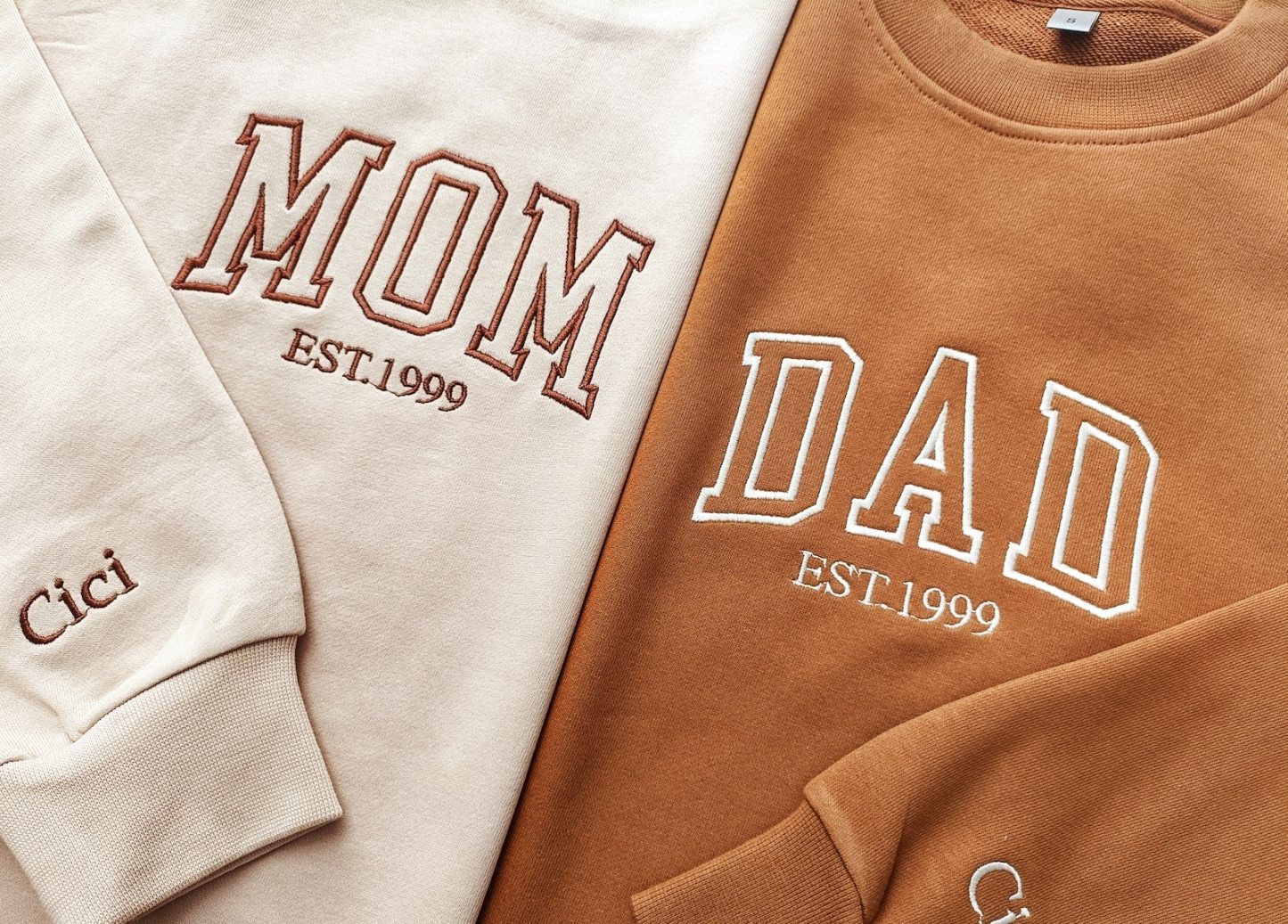 Custom Mama  Embroidery Sweatshirt With Kid's Name Mother's Day